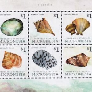US 1039 Trust Territories Micronesia NH VF Seashells Sheet