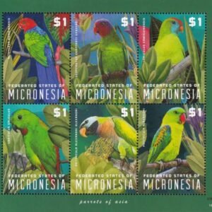 US 1048 Trust Territories Micronesia NH VF Parrots Sheet