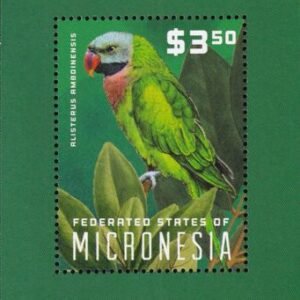 US 1049 Trust Territories Micronesia NH VF Parrots S/S