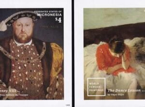 US 1056-57 Trust Territories Micronesia NH VF Famous Painting S/S