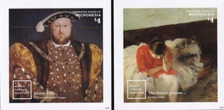 INV-25820itExt_932517a5-bd84-4574-bb21-c2289cafc6b6 US 1056-57 Trust Territories Micronesia NH VF Famous Painting S/S