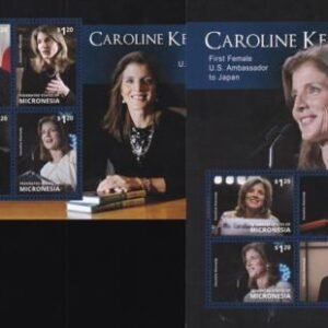 US 1087-88 Trust Territories Micronesia NH VF Ambassador Caroline Kennedy