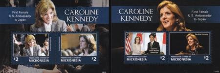 INV-25836itExt US 1089-90 Trust Territories Micronesia NH VF Ambassador Kennedy S/S