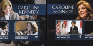 US 1089-90 Trust Territories Micronesia NH VF Ambassador Kennedy S/S