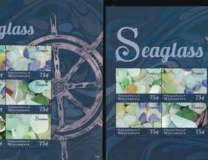 US 1099-1100 Trust Territories Micronesia NH VF Seaglass Sheets