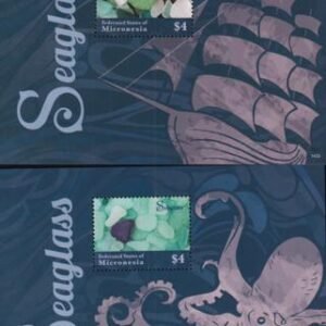 US 1101-1102 Trust Territories Micronesia NH VF Seaglass S/S