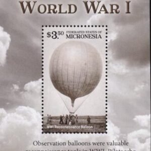 US 1143 Trust Territories Micronesia NH VF WWI Airships S/S