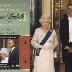 US 1160 Trust Territories Micronesia NH VF Queen Elizabeth S/S