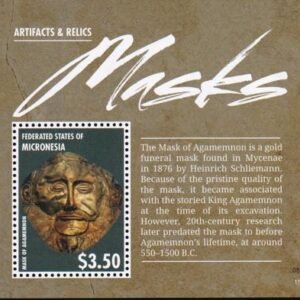 US 1162 Trust Territories Micronesia NH VF Masks S/S