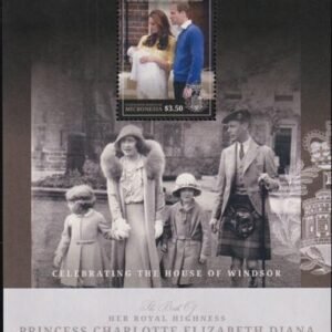 US 1168 Trust Territories Micronesia NH VF Birth Of Princess Charlotte S/S