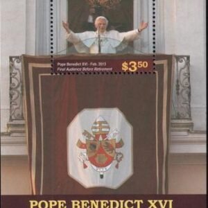 US 1180 Trust Territories Micronesia NH VF Pope Benedict XVI S/S