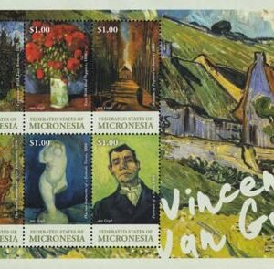 US 1183 Trust Territories Micronesia NH VF Van Gogh Paintings Sheet