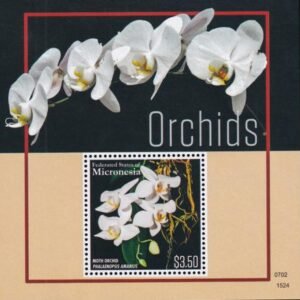 US 1186 Trust Territories Micronesia NH VF Orchid S/S