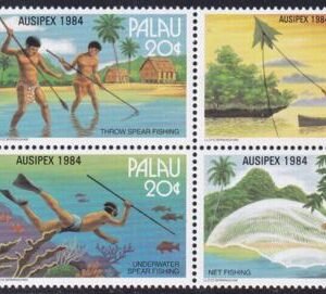 US 55-58 Trust Territories Palau NH VF AUSIPEX