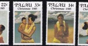 US 90-93 Trust Territories Palau NH VF Christmas