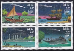 US 95-98 Trust Territories Palau NH VF Halley's Comet