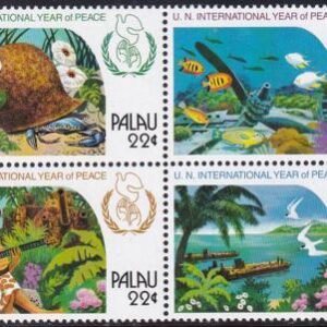 US 109-12 Trust Territories Palau NH VF Int'l Peace Year