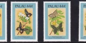US 121B-E Trust Territories Palau NH VF Butterflies
