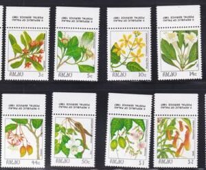 US 126-30,132,135-36,138-41 Trust Territories Palau NH VF 1987 Definitive Set