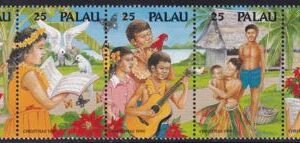 US 249-53 Trust Territories Palau NH VF Christmas