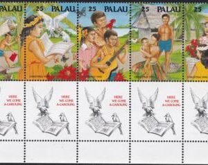 US 249-53 Trust Territories Palau NH VF Christmas Tabs