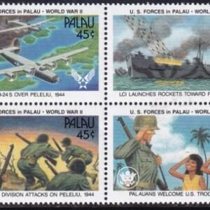 US 254-57 Trust Territories Palau NH VF US Forces In Palau