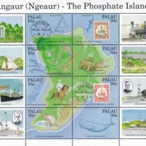US 263 Trust Territories Palau NH VF Angaur, Phosphate Island