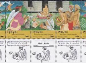 US 298 Trust Territories Palau NH VF Christmas Tabs