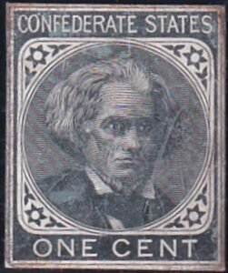 US Back Of Book - - Conferate States 6TC1 Var. Confederate States of America #6 - TCDF Mint F-VF Cut To Shape As Listed