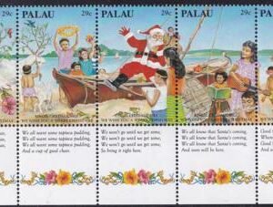 US 317 Trust Territories Palau NH VF Christmas Tabs