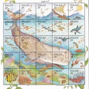 US 321 Trust Territories Palau NH VF Jonah & Whale, M/S