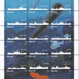 US 368 Trust Territories Palau NH VF Lost Fleet/Tourism M/S