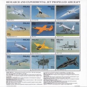 US 370 Trust Territories Palau NH VF Jet Aircraft M/S