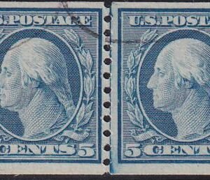 US 458 Washington / Franklin Used F-VF Line Pair