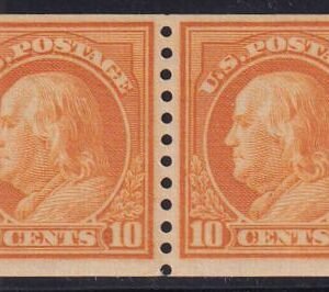 US 497 Washington / Franklin Mint NH VF Pair