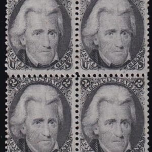 US 73 Early Classics Mint H F Somewhat Disturbed OG Block