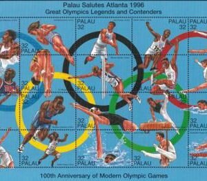 US 401 Trust Territories Palau NH VF Atlanta '96 M/S