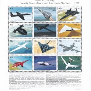 US 403 Trust Territories Palau NH VF "Spies In The Sky" M/S