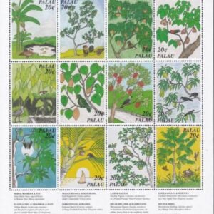 US 426 Trust Territories Palau NH VF Native Birds M/S