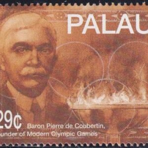 US 327 Trust Territories Palau NH VF Baron Coubertin