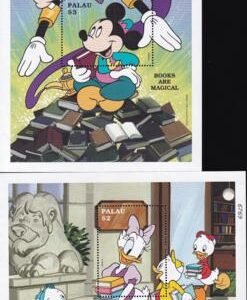 US 448-49 Trust Territories Palau NH VF Disney "Let's Read" S/S