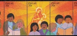 US 450 Trust Territories Palau NH VF Christmas
