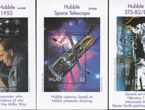 US 454-56 Trust Territories Palau NH VF Hubble Telescope S/S