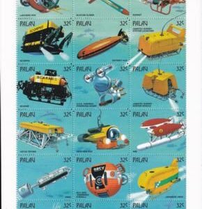 US 458 Trust Territories Palau NH VF Deep Sea Robots M/S