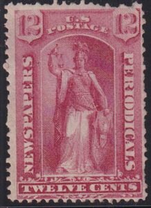 US PR16 Newspapers Mint F Fine Centering, Perf Faults, Regummed