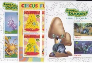 US 467-70 Trust Territories Palau NH VF Disney's "Bug's Life" M/S