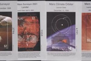 US 481-84 Trust Territories Palau NH VF Mir & Space Shuttle S/S