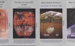 US 502-05 Trust Territories Palau NH VF Mars Exploration S/S