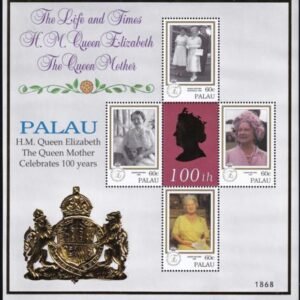 US 522 Trust Territories Palau NH VF Queen Mother M/S