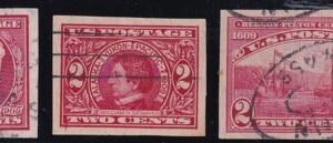 US 368, 71, 73 Early Commemoratives Used XF-SUP